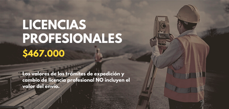 licencias profesionales topografía 2020